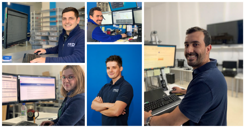 A collage of the PRO IT Support Team